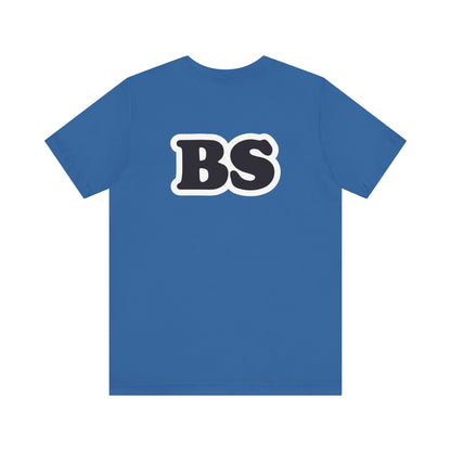 BS CLASSIC WHT/BLK PRINT Unisex Jersey Short Sleeve Tee