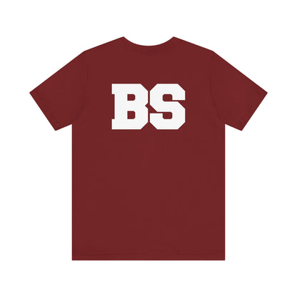 BS COLLEGE WHT PRINT Unisex Jersey Short Sleeve Tee