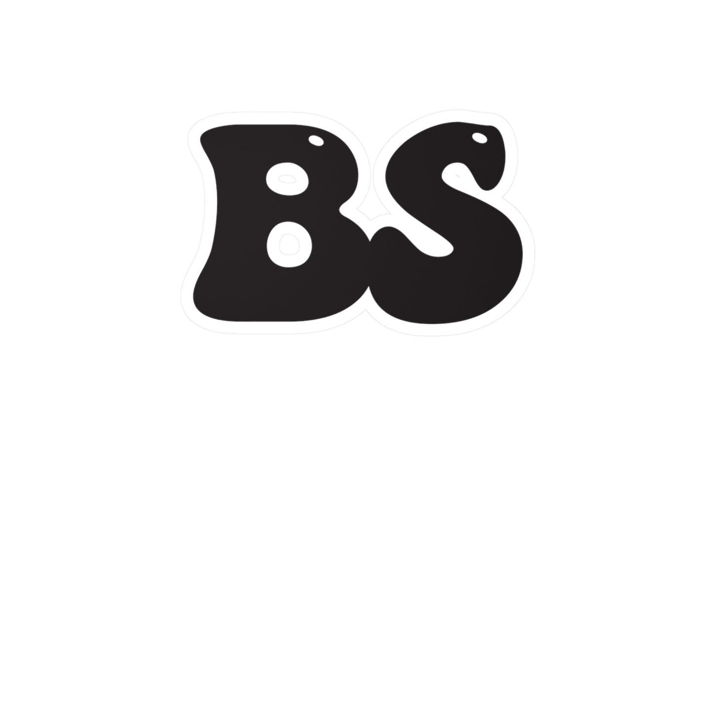 BS BUBBLE BLK Kiss-Cut Vinyl Decals