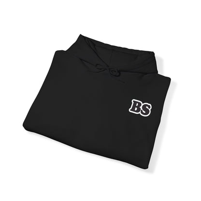 BS CLASSIC WHT/BLK PRINT Unisex Heavy Blend™ Hooded Sweatshirt