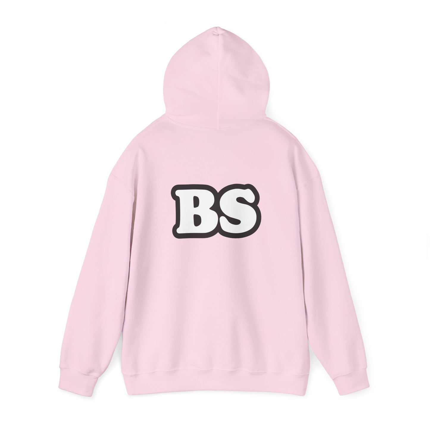 BS CLASSIC BLK/WHT PRINT Unisex Heavy Blend™ Hooded Sweatshirt