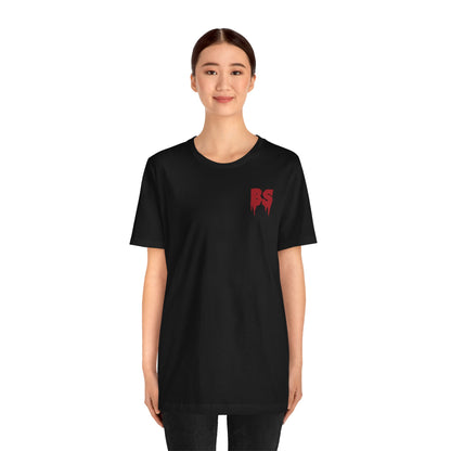 BS DRIP RED PRINT Unisex Jersey Short Sleeve Tee