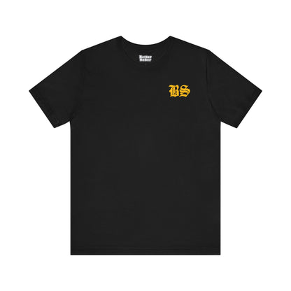 BS OLD SCHOOL GOLD PRINT Unisex Jersey Short Sleeve Tee