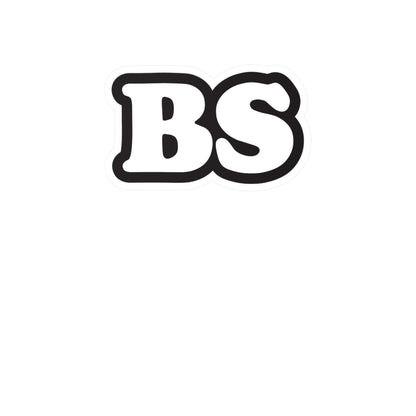 BS CLASSIC BLK/WHT Kiss-Cut Vinyl Decals