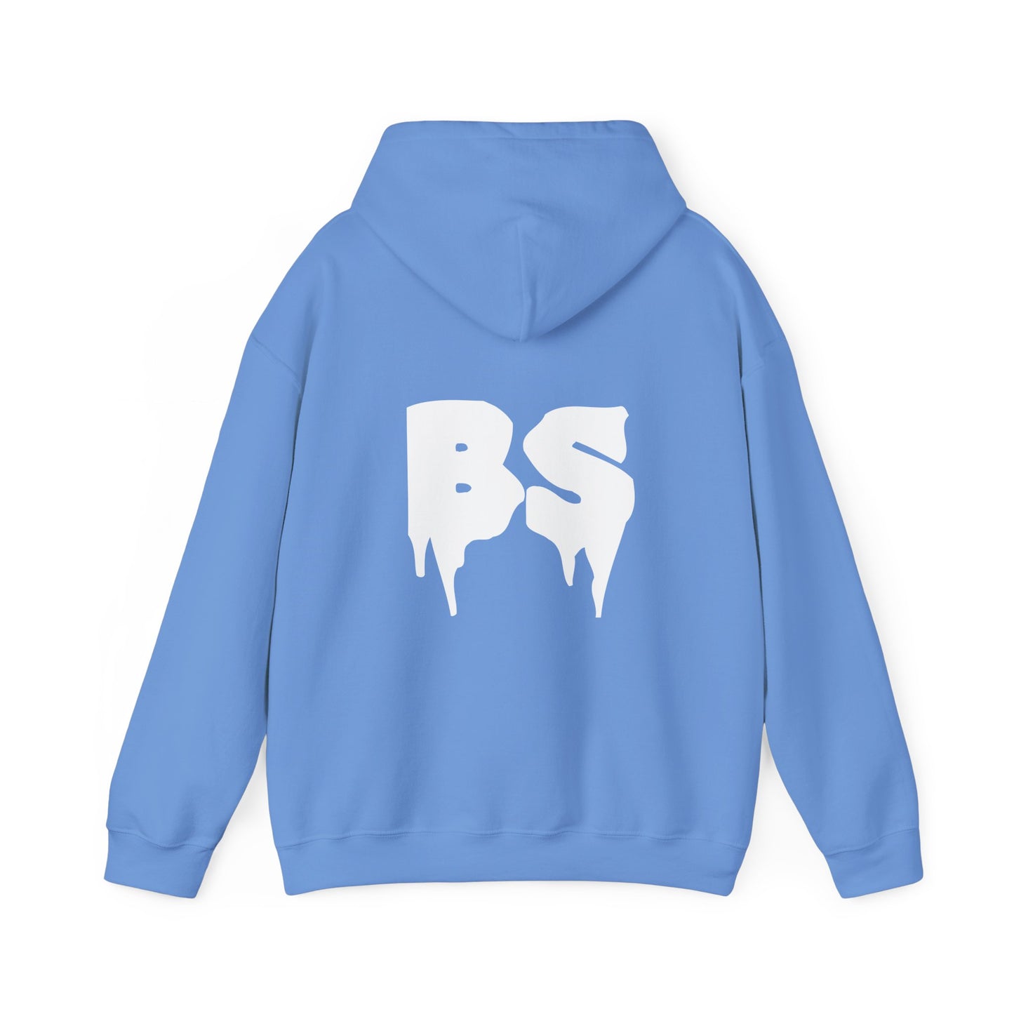 BS DRIP WHT PRINT Unisex Heavy Blend™ Hooded Sweatshirt