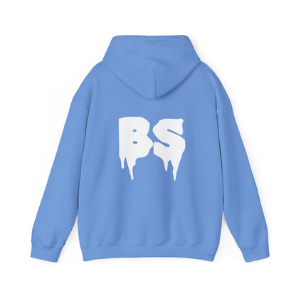 BS DRIP WHT PRINT Unisex Heavy Blend™ Hooded Sweatshirt