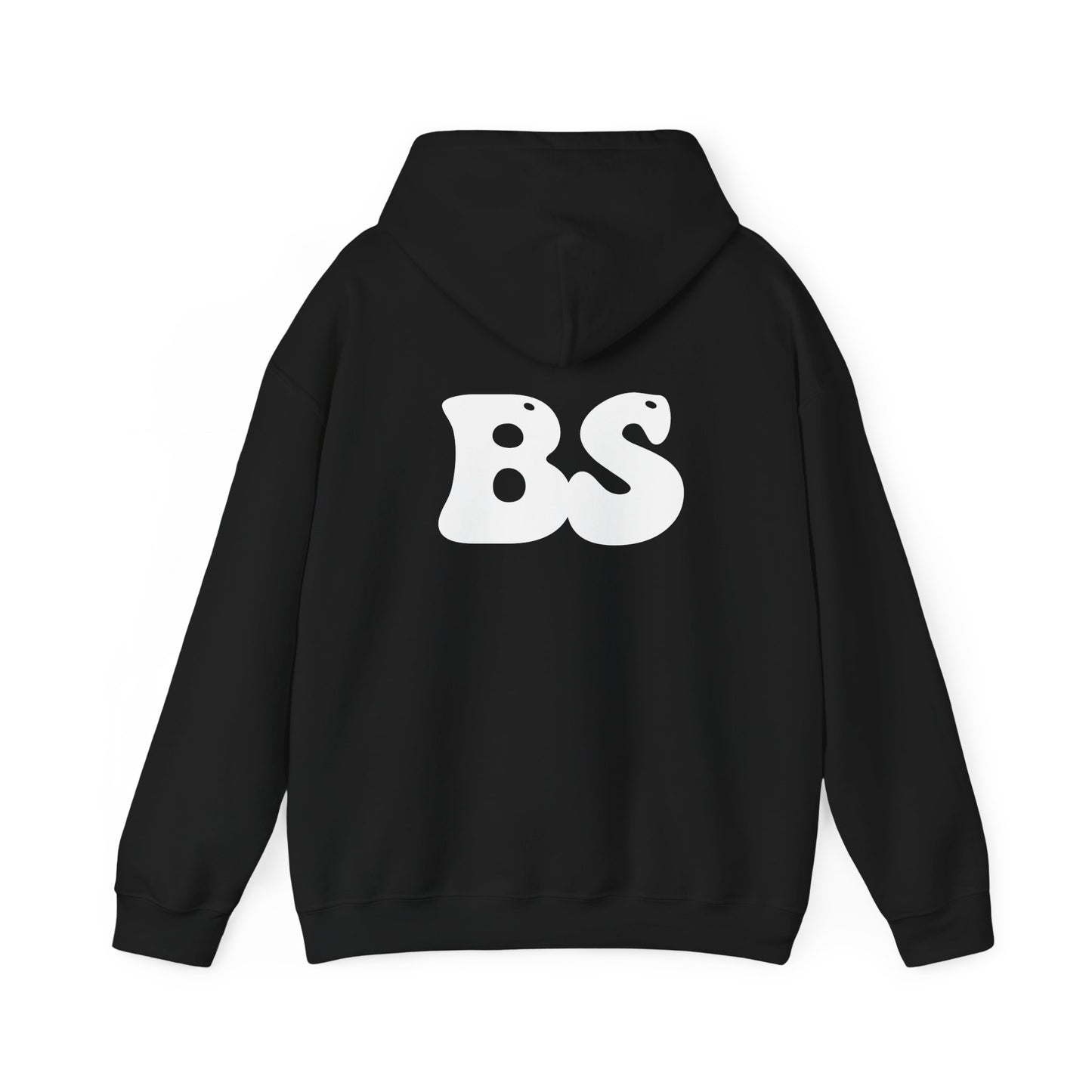 BS BUBBLE WHT PRINT Unisex Heavy Blend™ Hooded Sweatshirt