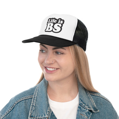 STACKED BLK/WHT Trucker Caps