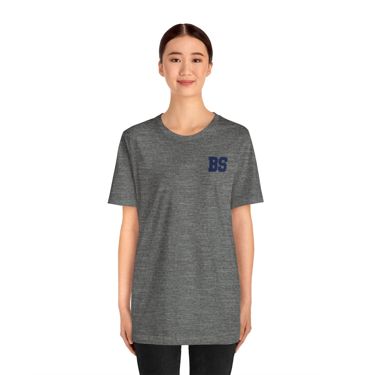 BS COLLEGE NAVY PRINT Unisex Jersey Short Sleeve Tee