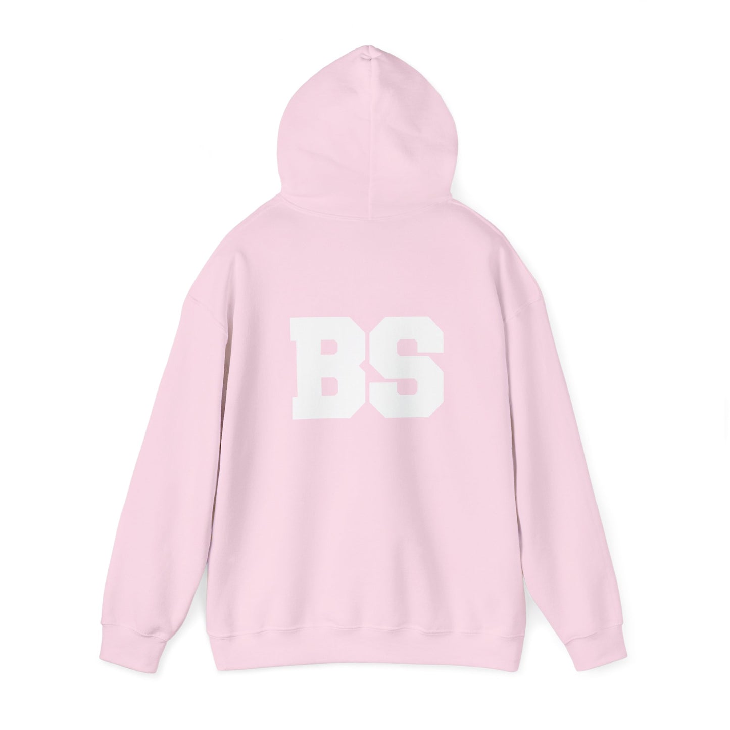 BS COLLEGE WHT PRINT Unisex Heavy Blend™ Hooded Sweatshirt