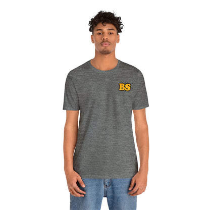 BS CLASSIC BLK/GLD PRINT Unisex Jersey Short Sleeve Tee