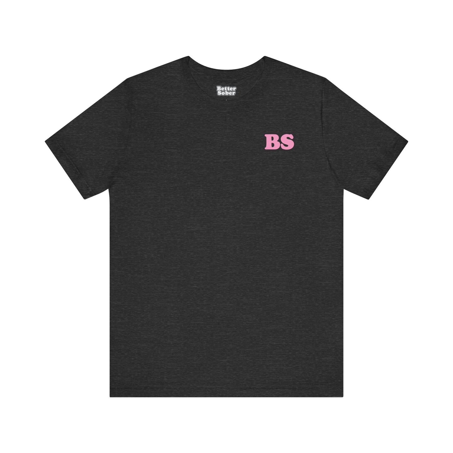 BS CLASSIC BLK/PNK PRINT Unisex Jersey Short Sleeve Tee