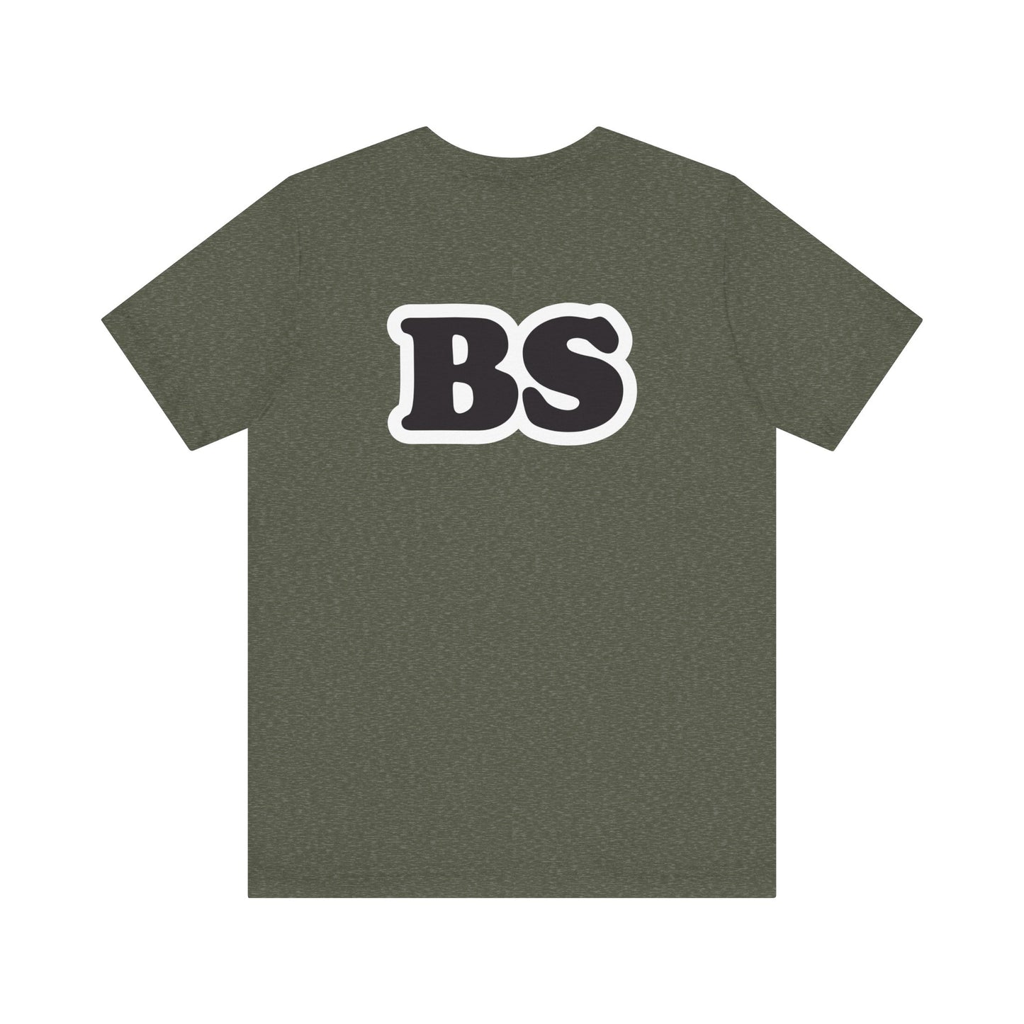 BS CLASSIC WHT/BLK PRINT Unisex Jersey Short Sleeve Tee