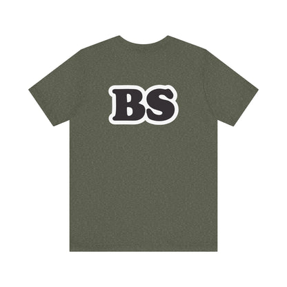 BS CLASSIC WHT/BLK PRINT Unisex Jersey Short Sleeve Tee