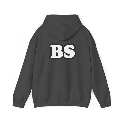 BS CLASSIC BLK/WHT PRINT Unisex Heavy Blend™ Hooded Sweatshirt