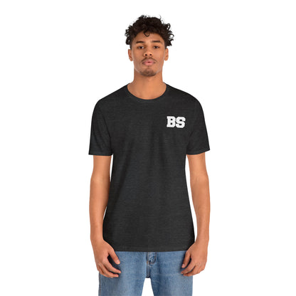 BS COLLEGE WHT PRINT Unisex Jersey Short Sleeve Tee