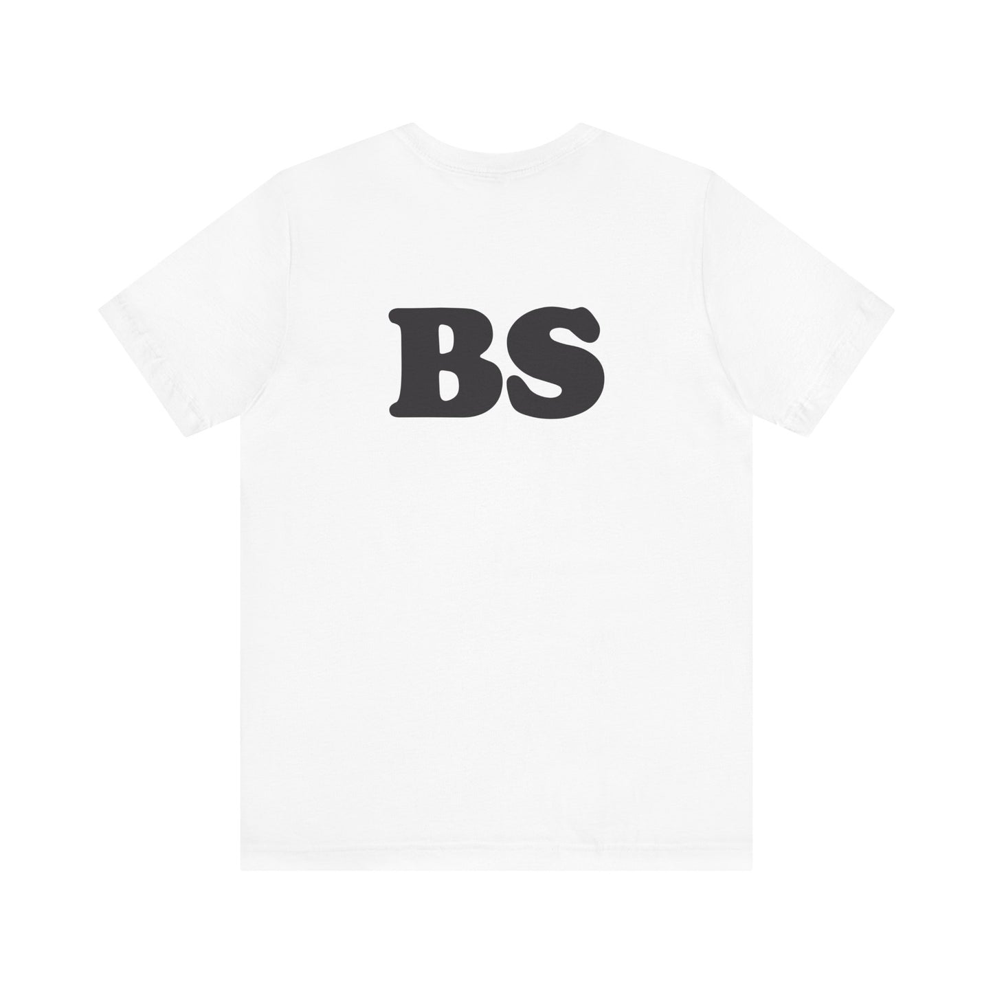 BS CLASSIC WHT/BLK PRINT Unisex Jersey Short Sleeve Tee