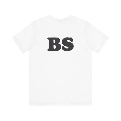 BS CLASSIC WHT/BLK PRINT Unisex Jersey Short Sleeve Tee