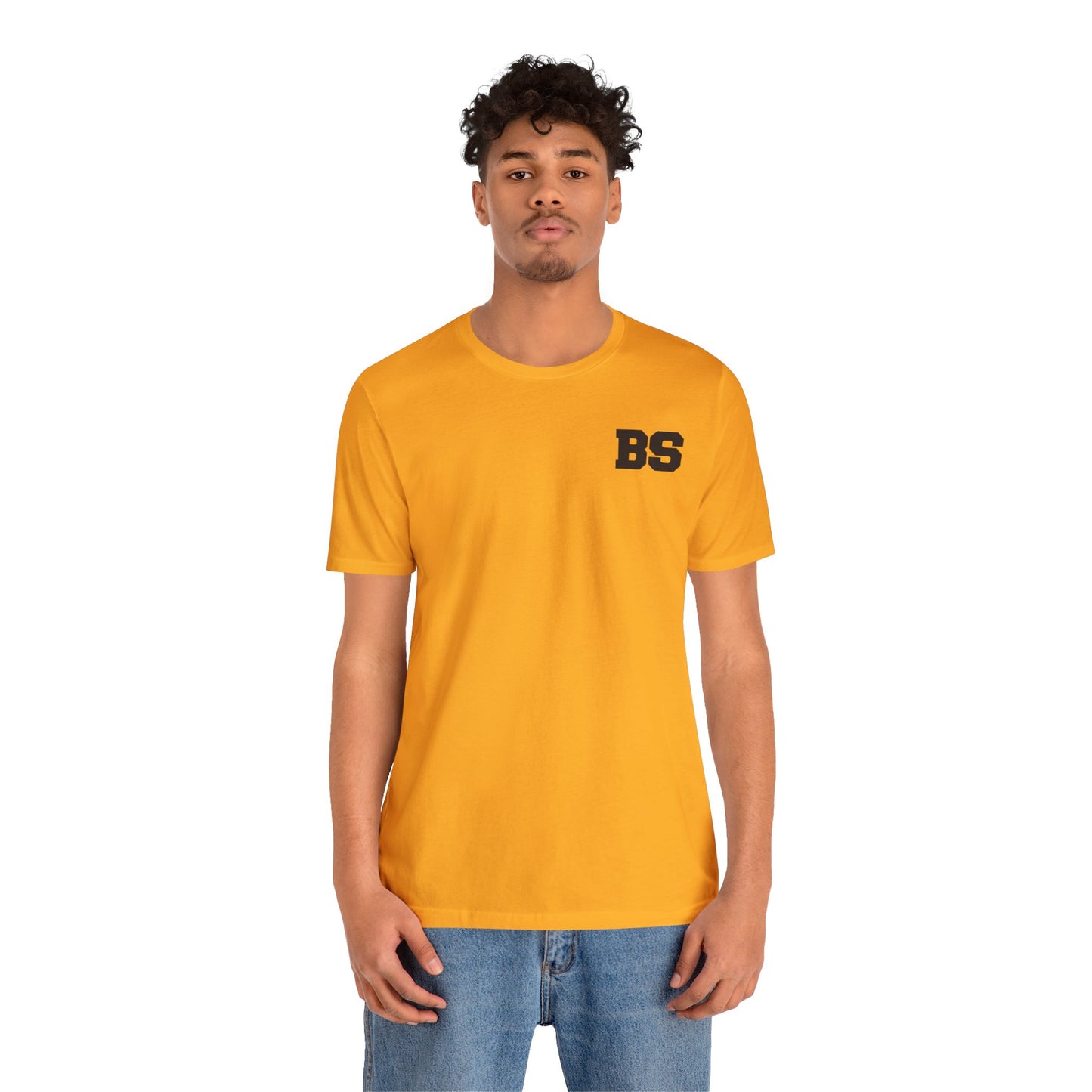 BS COLLEGE BLK PRINT Unisex Jersey Short Sleeve Tee