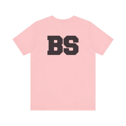 BS COLLEGE BLK PRINT Unisex Jersey Short Sleeve Tee