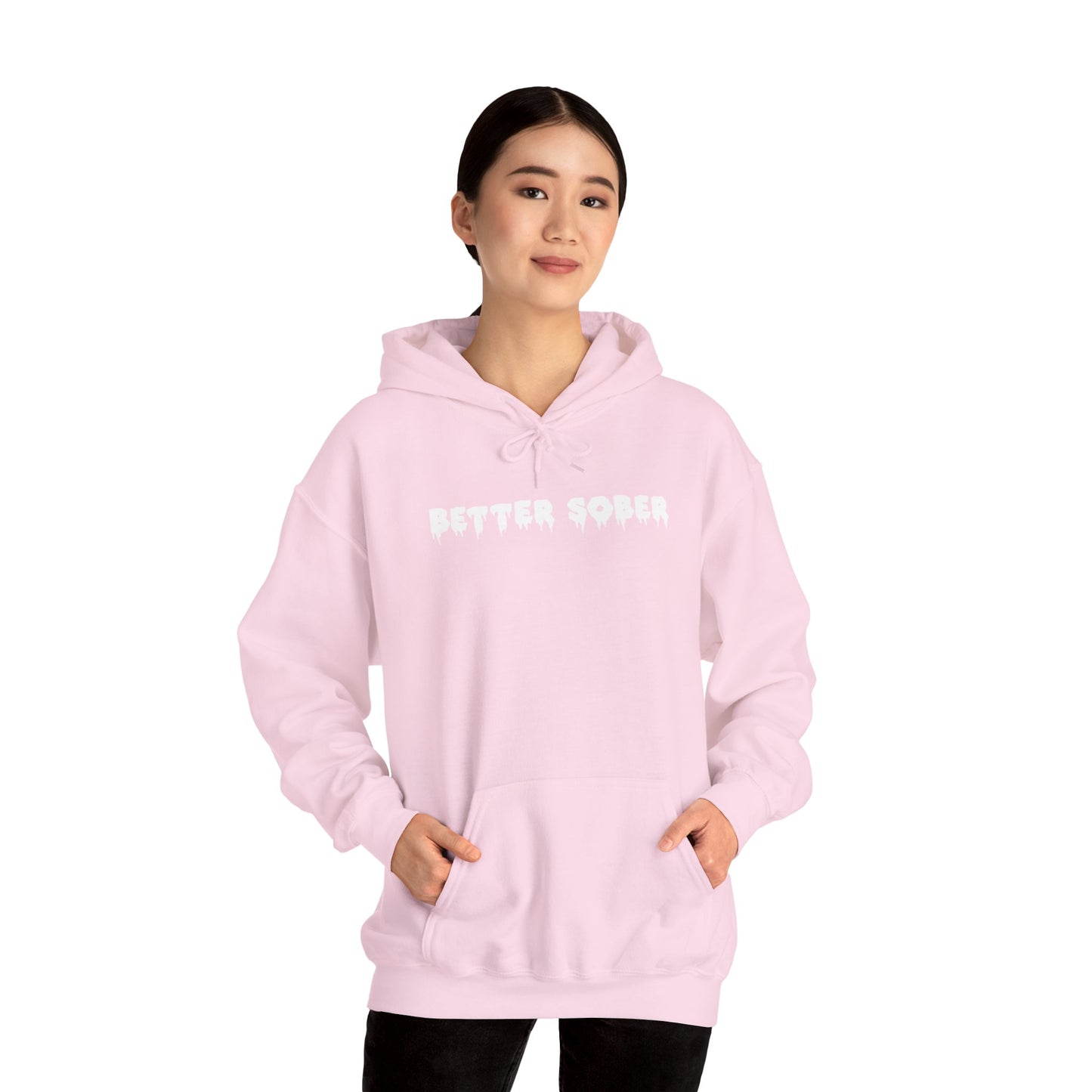 Mantra DRIP WHT PRINT Unisex Heavy Blend™ Hooded Sweatshirt