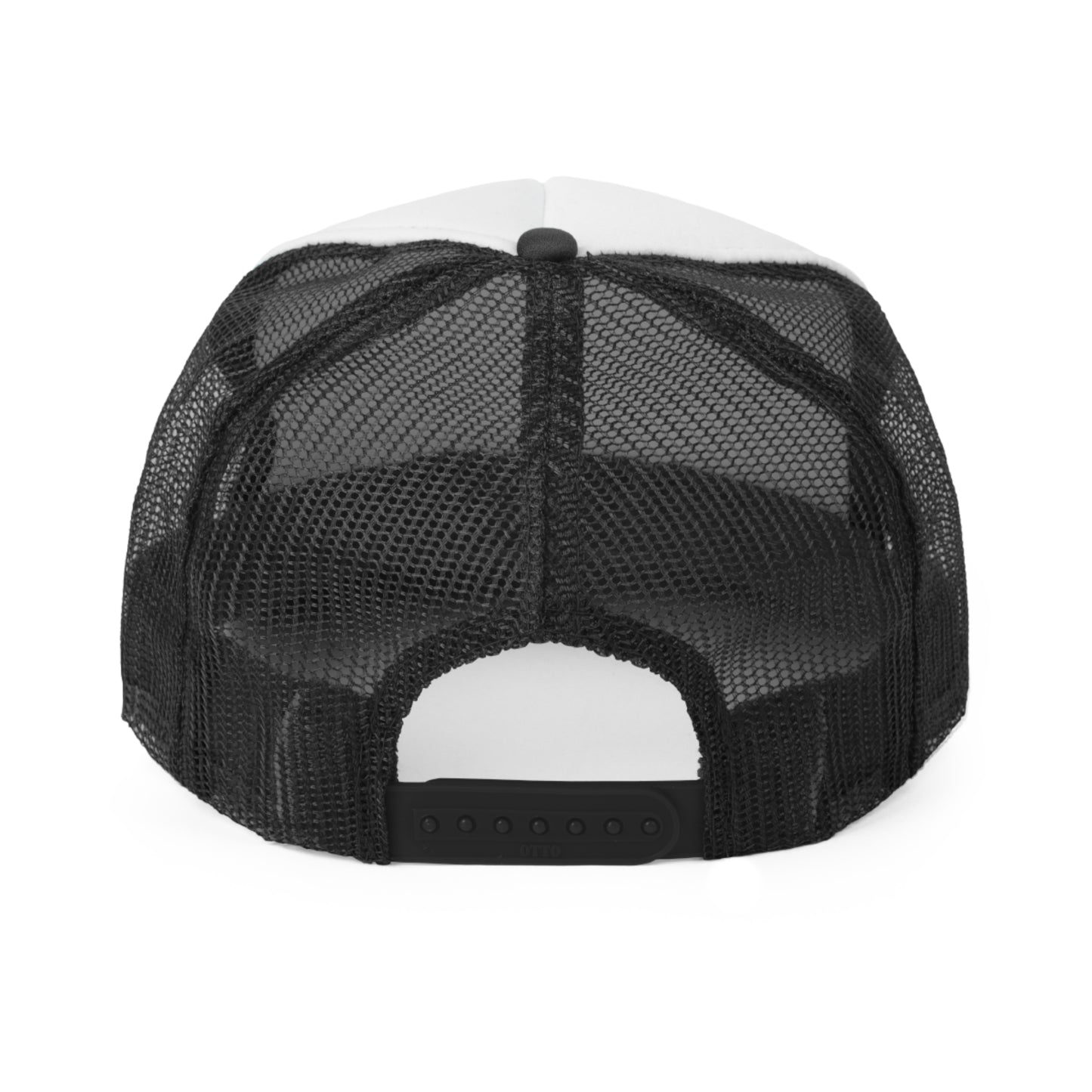 STACKED BLK/WHT Trucker Caps