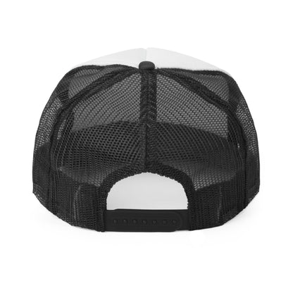 STACKED BLK/WHT Trucker Caps