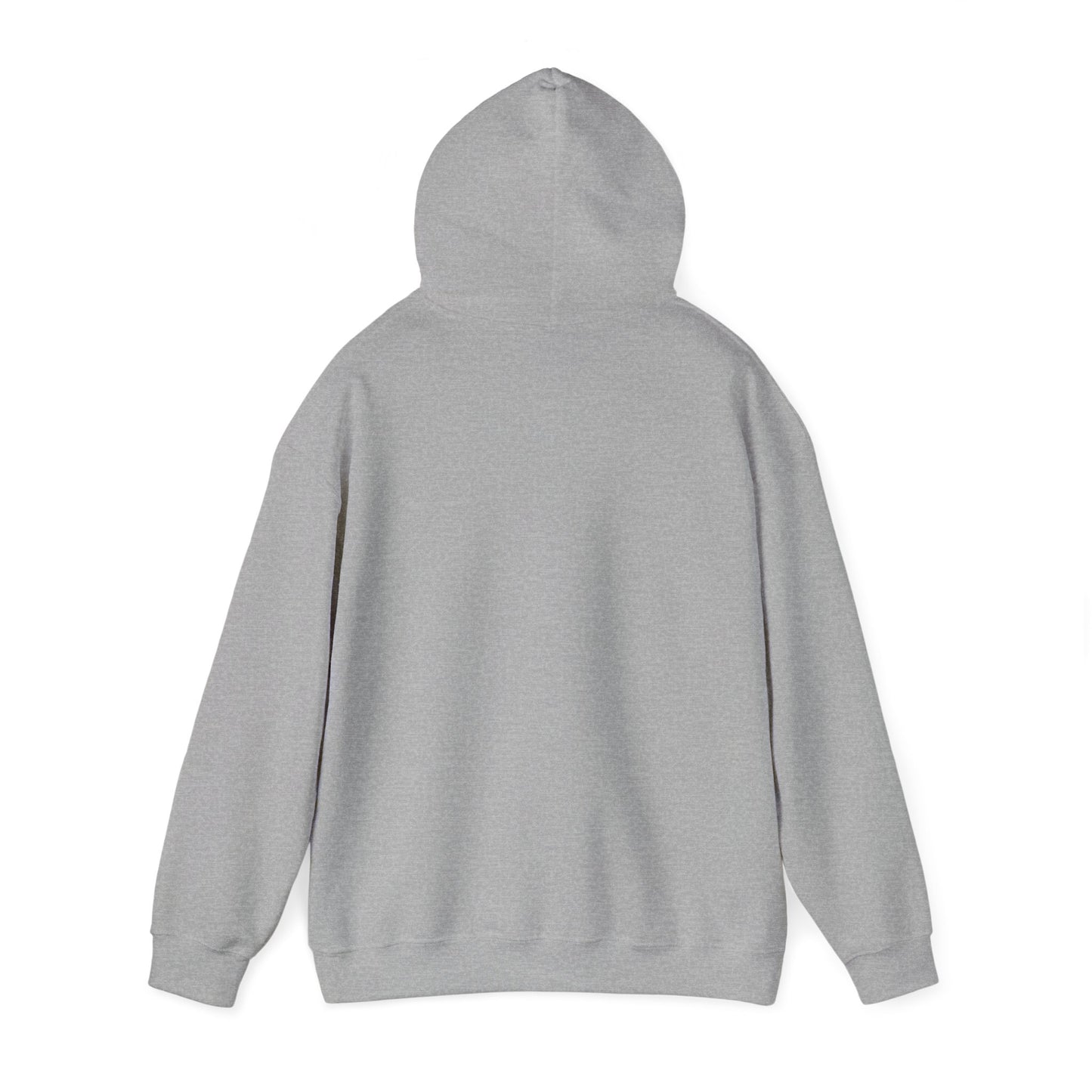 STACKED WHT/BLK PRINT Unisex Heavy Blend™ Hooded Sweatshirt