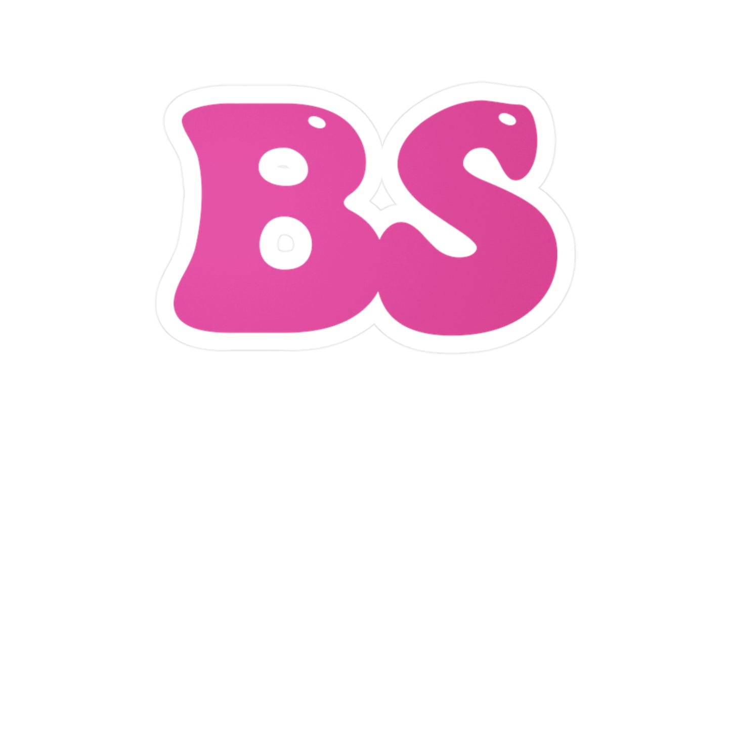 BS BUBBLE PNK Kiss-Cut Vinyl Decals