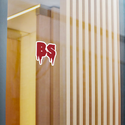 BS DRIP RED Kiss-Cut Vinyl Decals