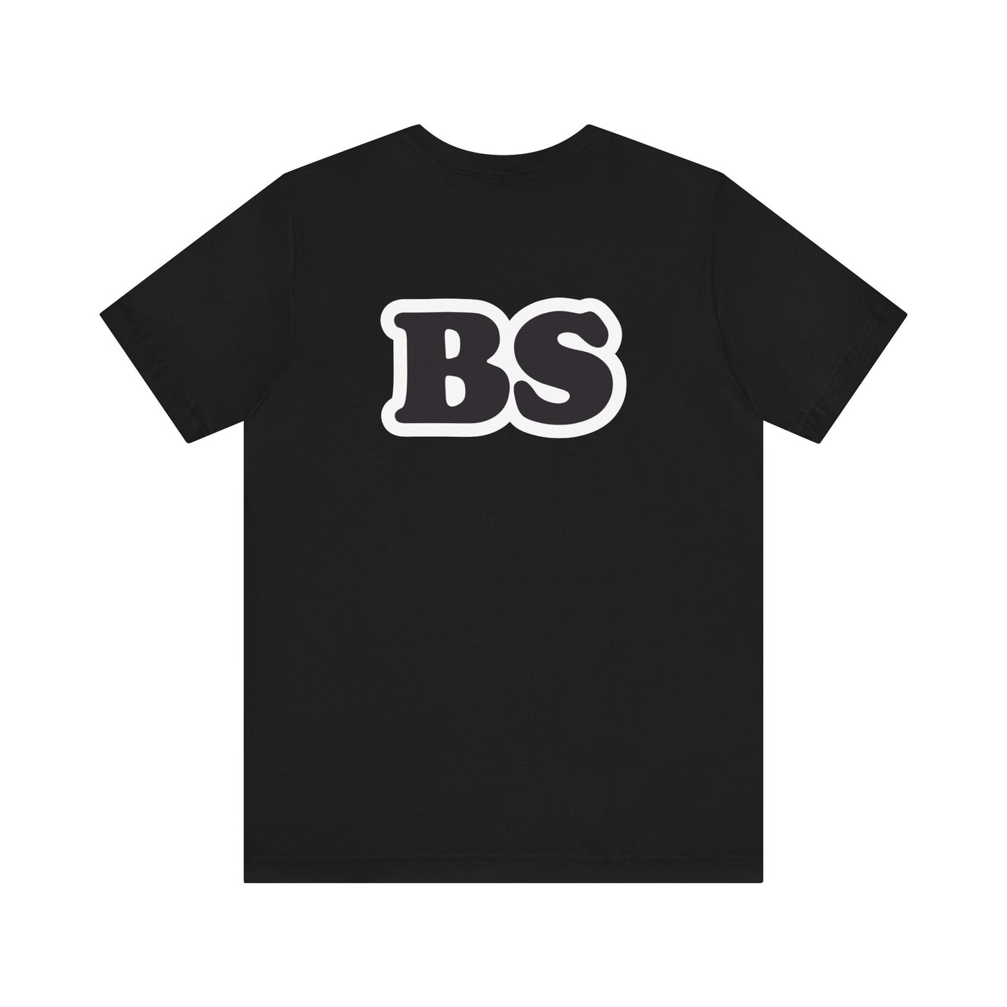 BS CLASSIC WHT/BLK PRINT Unisex Jersey Short Sleeve Tee