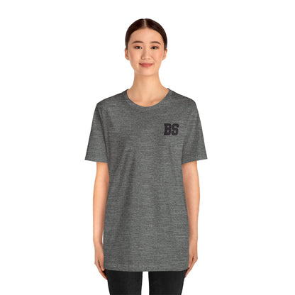 BS COLLEGE BLK PRINT Unisex Jersey Short Sleeve Tee