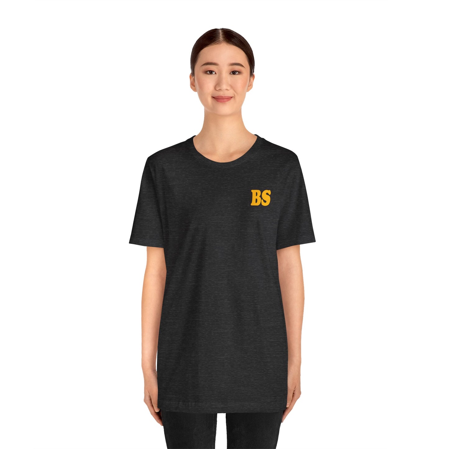 BS CLASSIC BLK/GLD PRINT Unisex Jersey Short Sleeve Tee