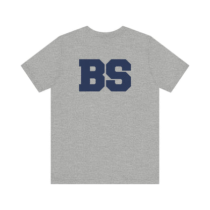 BS COLLEGE NAVY PRINT Unisex Jersey Short Sleeve Tee