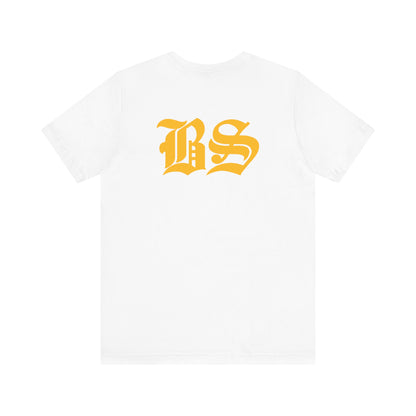 BS OLD SCHOOL GOLD PRINT Unisex Jersey Short Sleeve Tee