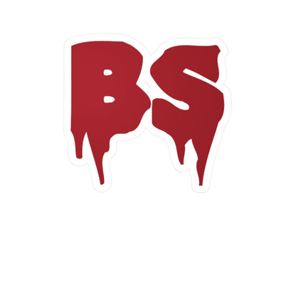 BS DRIP RED Kiss-Cut Vinyl Decals