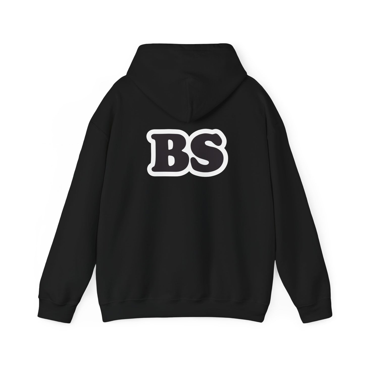 BS CLASSIC WHT/BLK PRINT Unisex Heavy Blend™ Hooded Sweatshirt