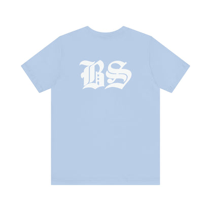 BS OLD SCHOOL WHT PRINT Unisex Jersey Short Sleeve Tee