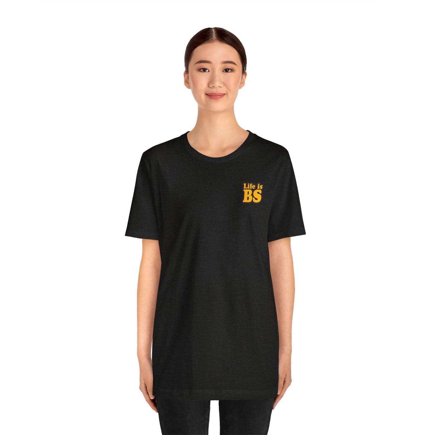 STACKED BLK/GLD PRINT Unisex Jersey Short Sleeve Tee