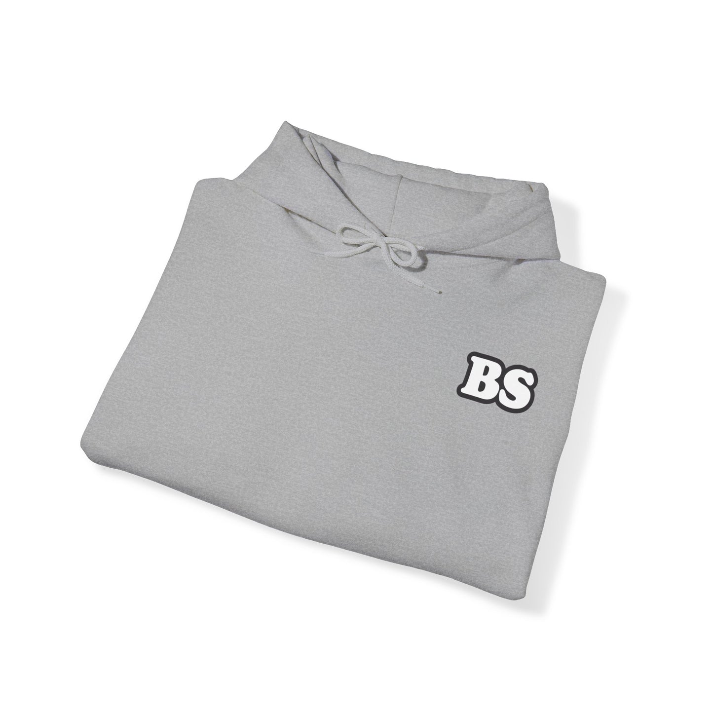 BS CLASSIC BLK/WHT PRINT Unisex Heavy Blend™ Hooded Sweatshirt