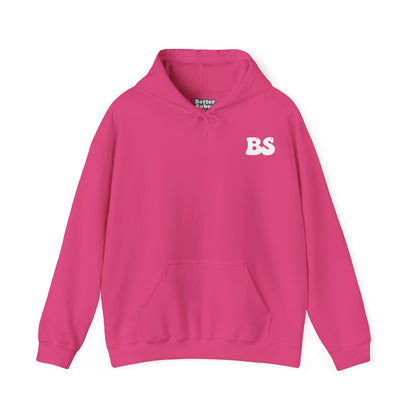 BS BUBBLE WHT PRINT Unisex Heavy Blend™ Hooded Sweatshirt