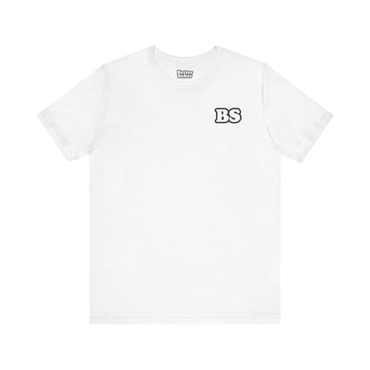 BS CLASSIC BLK/WHT PRINT Unisex Jersey Short Sleeve Tee