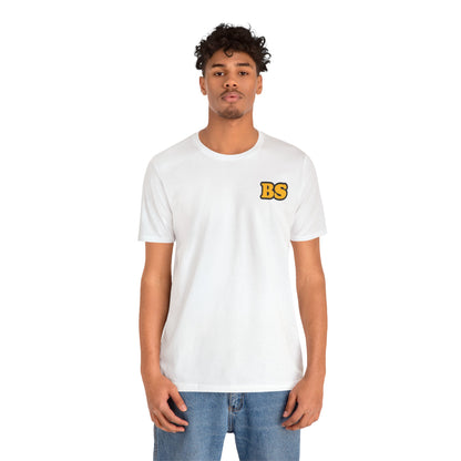 BS CLASSIC BLK/GLD PRINT Unisex Jersey Short Sleeve Tee