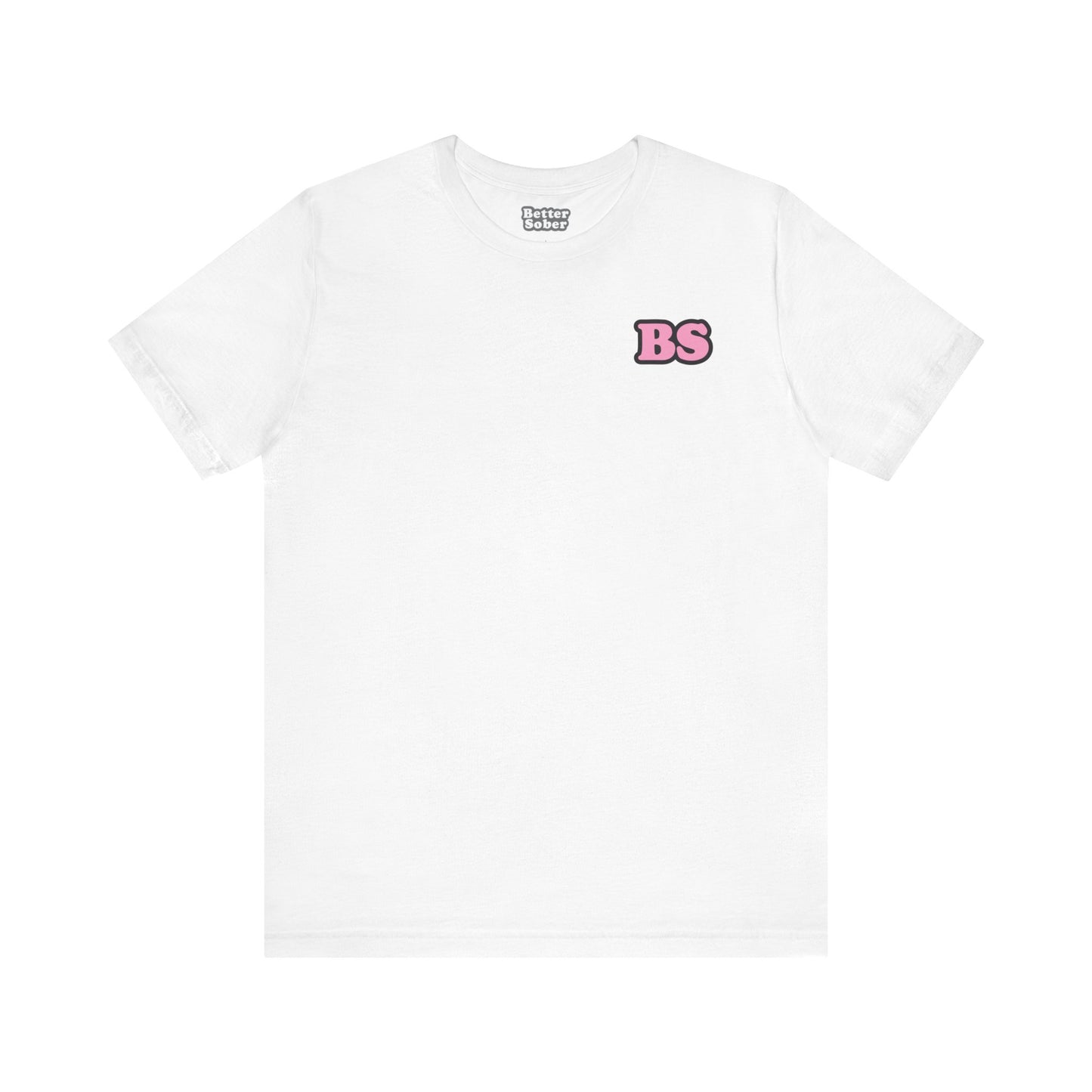 BS CLASSIC BLK/PNK PRINT Unisex Jersey Short Sleeve Tee