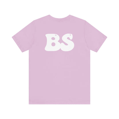 BS BUBBLE WHT PRINT Unisex Jersey Short Sleeve Tee