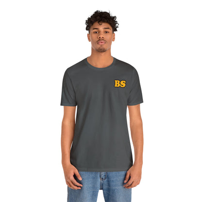 BS CLASSIC BLK/GLD PRINT Unisex Jersey Short Sleeve Tee