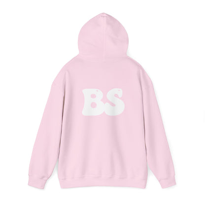 BS BUBBLE WHT PRINT Unisex Heavy Blend™ Hooded Sweatshirt