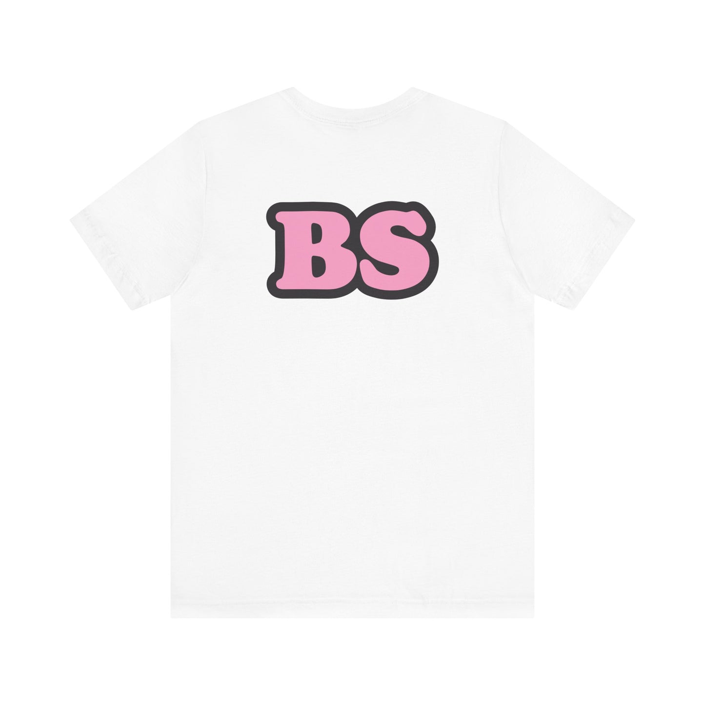 BS CLASSIC BLK/PNK PRINT Unisex Jersey Short Sleeve Tee