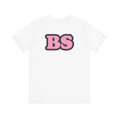 BS CLASSIC BLK/PNK PRINT Unisex Jersey Short Sleeve Tee