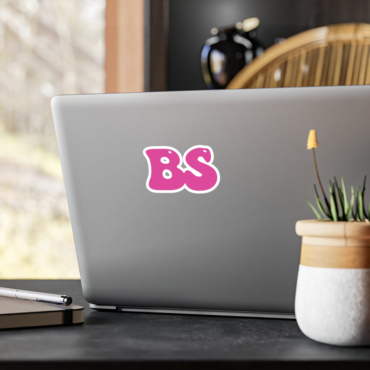 BS BUBBLE PNK Kiss-Cut Vinyl Decals